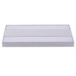 ULO-K16B 2x16W-4000K-L50 5W-3000K IP44 LIGHT GREY Светильник линейный светодиодный подвесной с фоновой подсветкой. Белый свет 4000К. Алюминий. Цвет светло-серый. TM Uniel