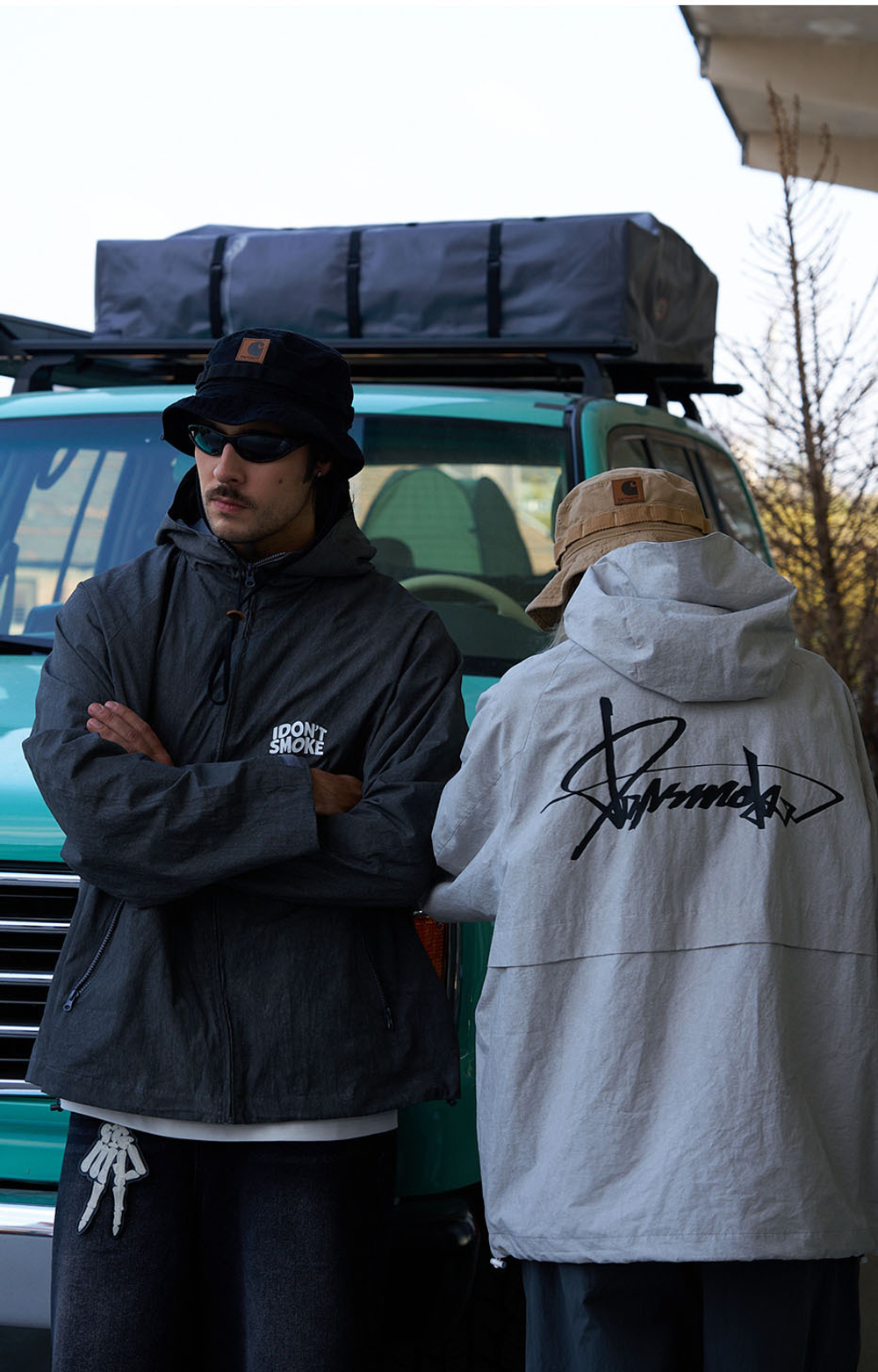 Куртка-ветровка DONSMOKE "Graffiti Tag" Hooded Windbreaker