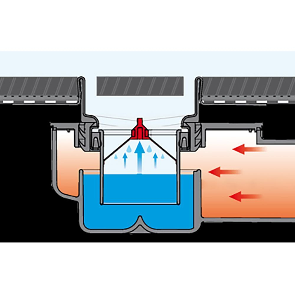 TECE TECEdrainline Погружной стакан с мембраной для сифона 650001 660018