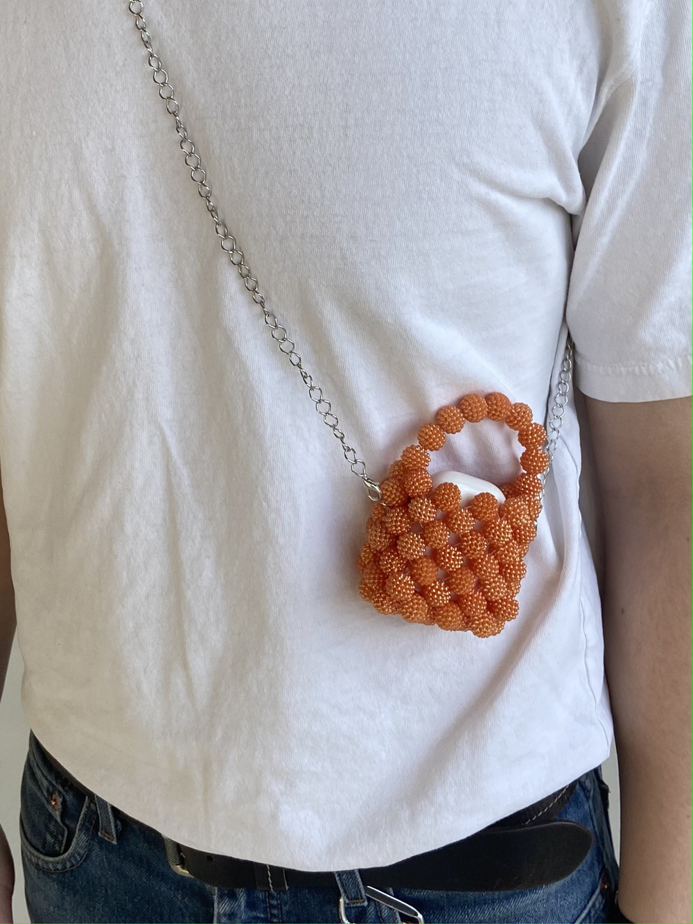 BYSASHAZEMLYA mini bag in orange