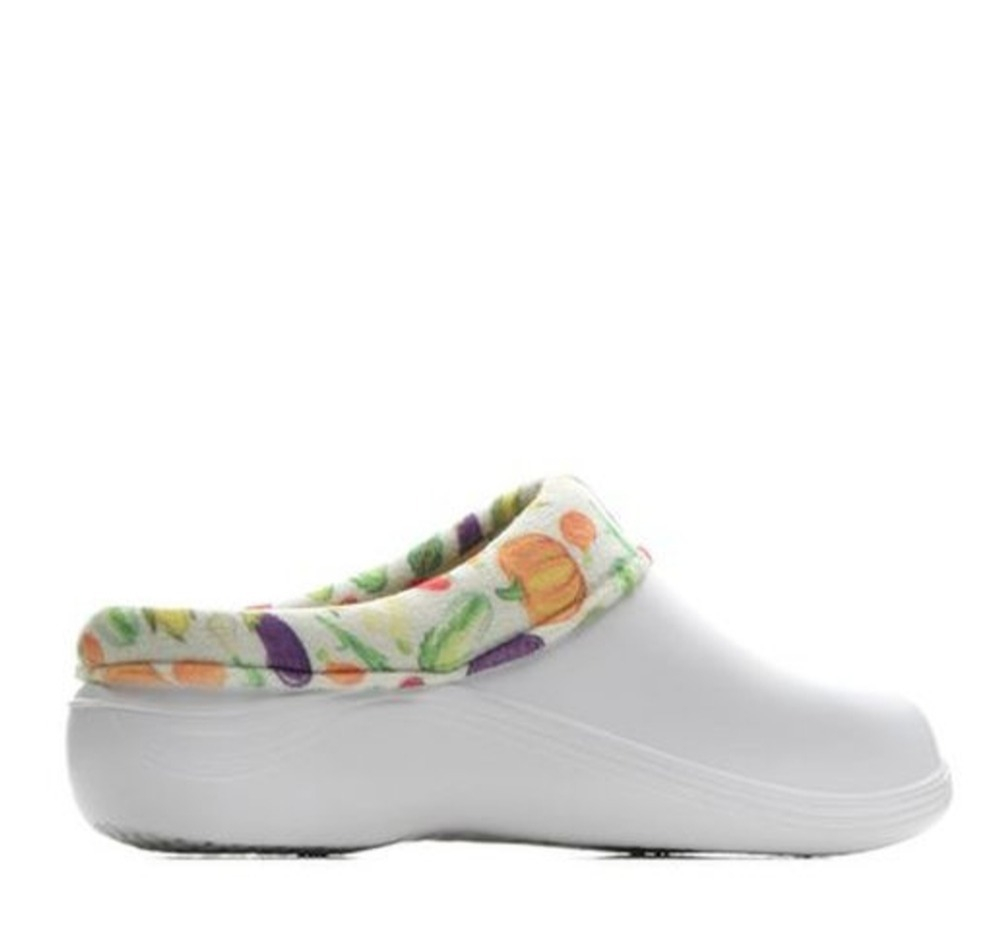 Галоши женские Kaury 211УФ, Белый-овощи