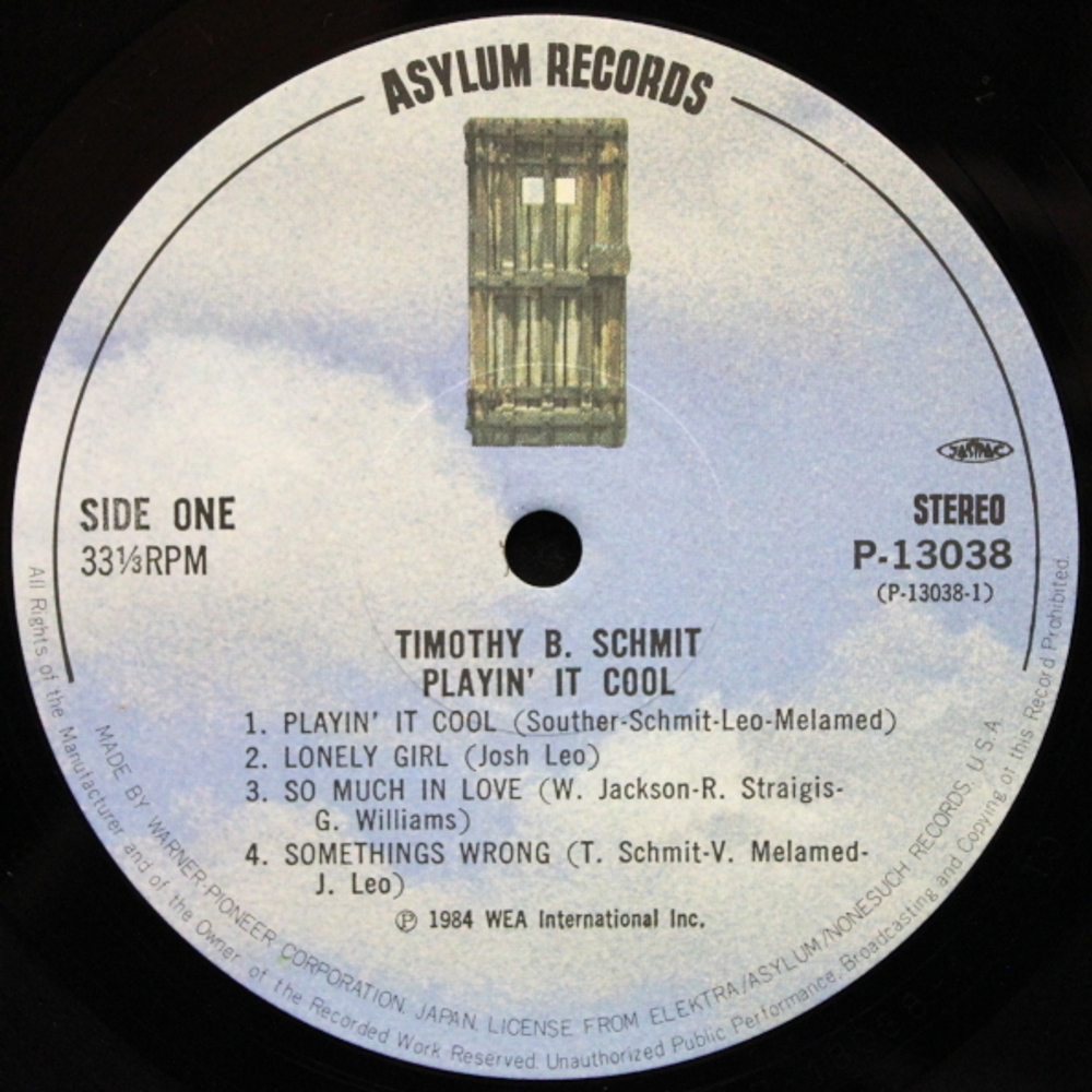 Timothy B. Schmit / Playin' It Cool (LP)