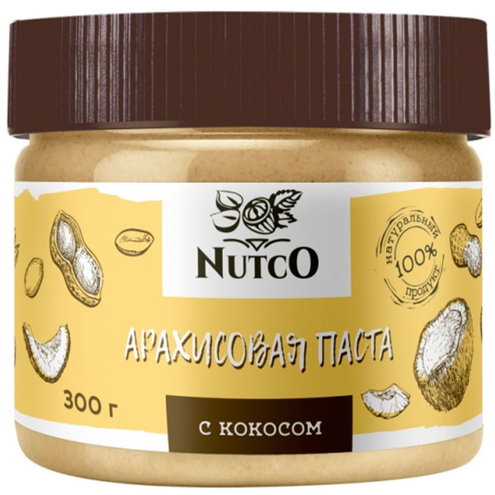 Nutco Арахисовая Паста С Кокосом (300 гр.)