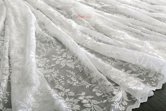 Тюль Адель-2 матовый батист (молочный)