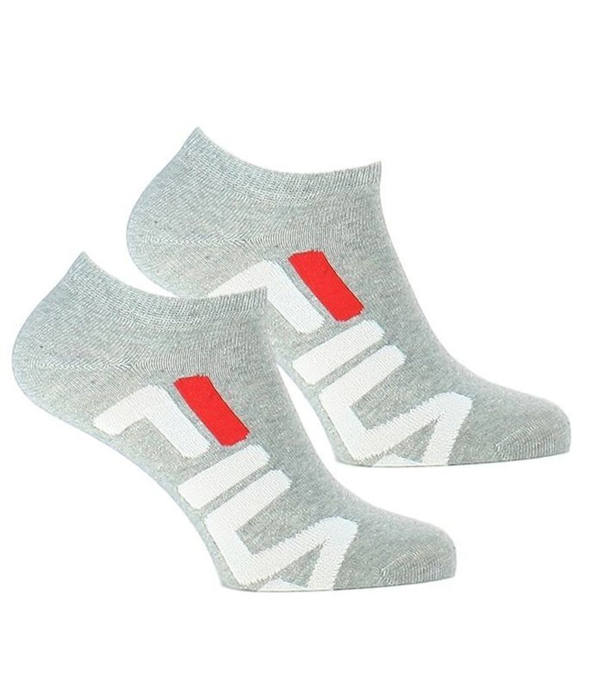 Теннисные носки Fila Invisible socks 2P - grey