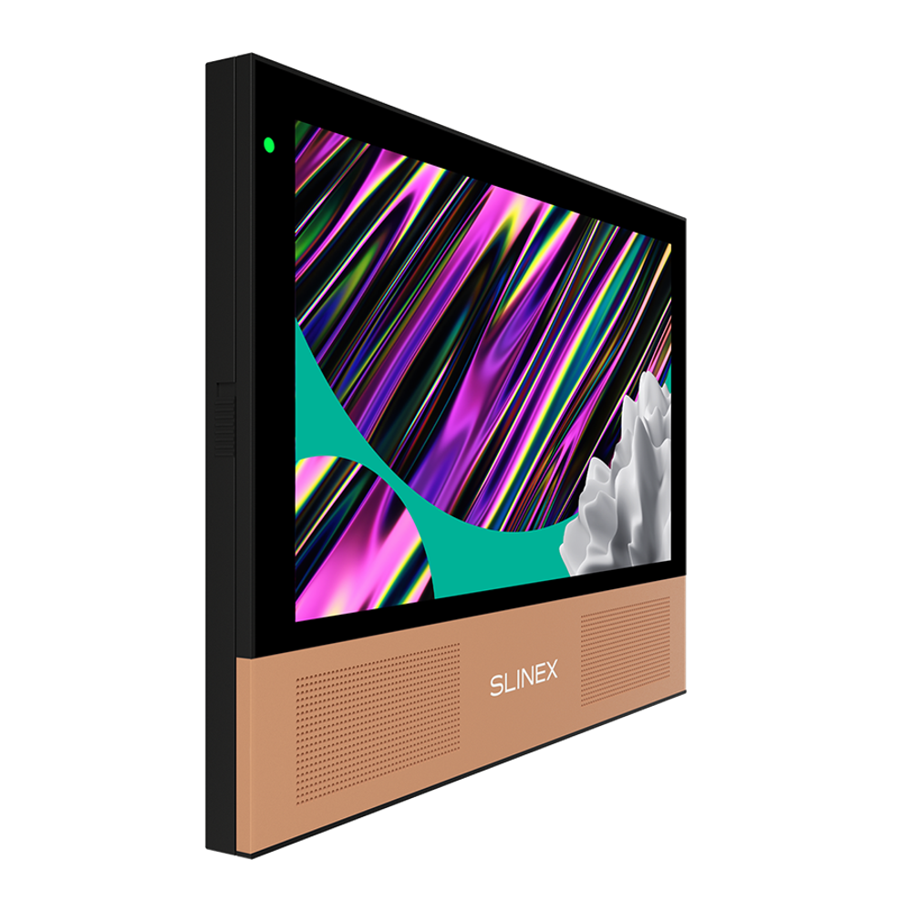 Видеодомофон Sonik 7 (Black+Pink Gold) SLINEX вид 2