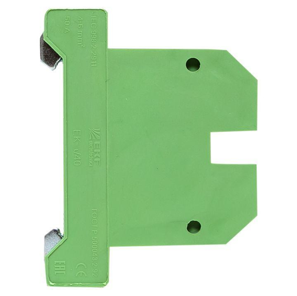 Колодка клеммная EK-4/32 JXB земля EKF plc-ek-4/32