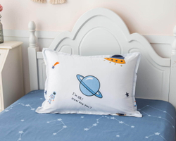 Детское постельное белье Sofi De MarkO Космос белое