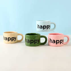 Керамическая кружка "Happy Letters", 350 мл