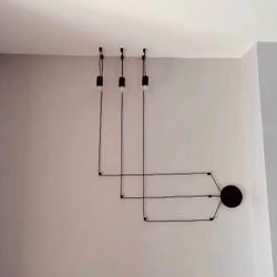 Подвесной светильник Via Wireflow polyhedral 0363 FreeForm Suspension lamp