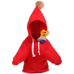 Кофта - толстовка с капюшоном для собак мелких пород «МОДНЫЙ БРО», бон бон, цвет красный, размер L (20*36*26см) Ultramarine