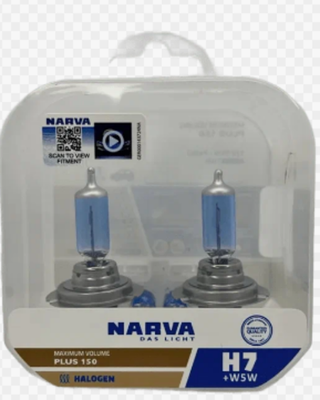 Автолампа H7 12V 55W (PX26d) Narva MAXIMUM VOLUME PLUS +150 (W5W) (кт2шт+2шт) 48386