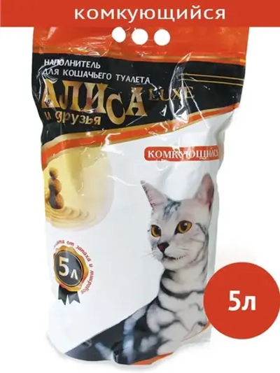 Наполнитель комкующийся для кошек 5л