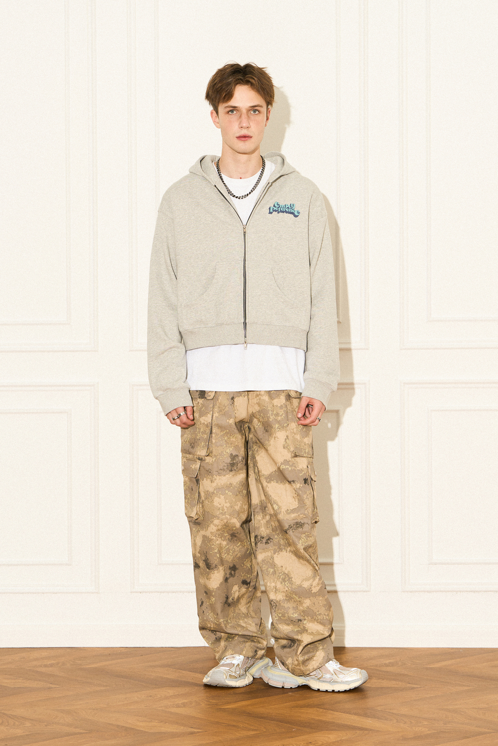 [FROM MOSCOW] Худи ER Cropped Zip-Hoodie