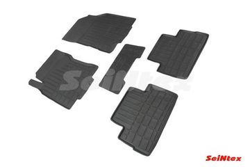 Резиновые коврики в салон Nissan Qashqai II [сборка РФ] (2016-наст. время) "Стандарт"