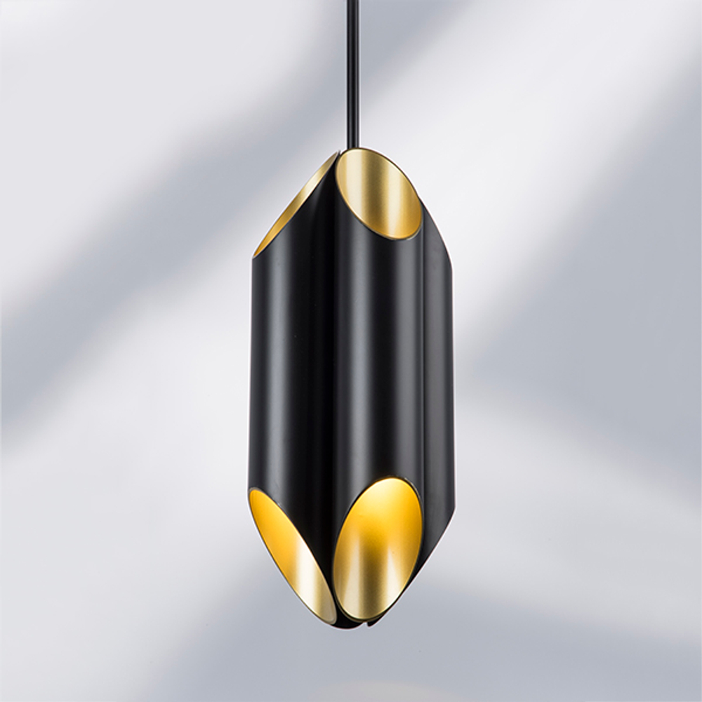 720087 Люстра SIENA 8х40W G9 ЧЕРНЫЙ/ЗОЛОТО