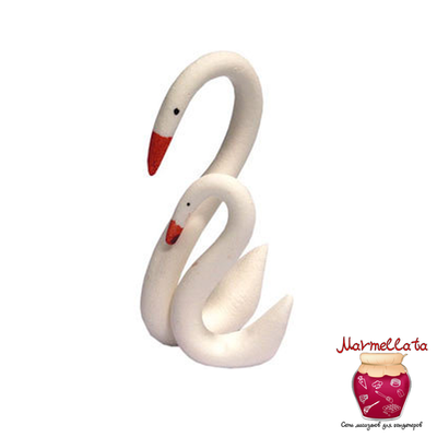 Сахарная фигурка объемная "Лебедь КРУПНЫЙ", 1 шт.