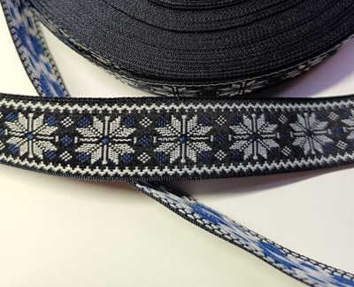 Тесьма жаккард, ш. 2,5 см