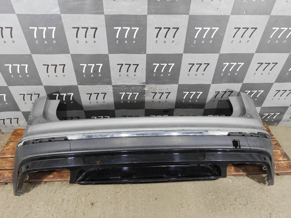 Бампер задний + юбка заднего бампера R-Line Volkswagen Tiguan 2 16-20 Б/У Оригинал 5NR807421GRU
