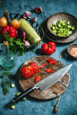 Нож кухонный Поварской-Шеф 20см Samura Mo-V