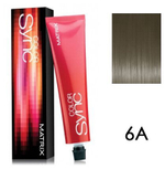 Matrix SoColor Sync краска для волос, 6A темный блондин пепельный, 90 мл