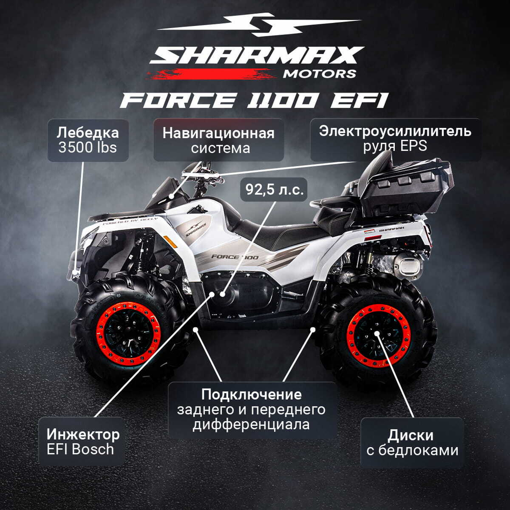 Квадроцикл SHARMAX Force 1100