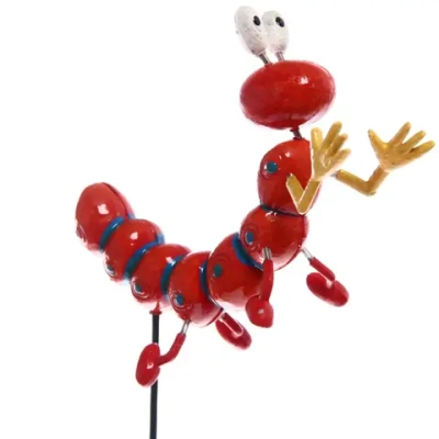 Фигура на спице «Гусеничка» 10*8*40см для отпугивания птиц