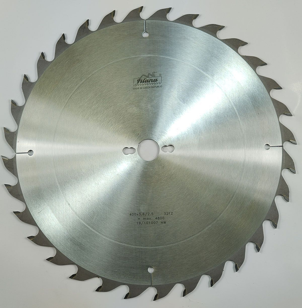 Пила дисковая TCT "Pilana" 400x3.6/2.5x30 z32 80-40 FZ