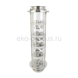 Тарельчатая колпачковая колонна (флейта) 4 дюйма, нержавейка