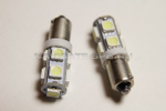 Светодиодная лампа BA9S-SMD5050-9 WHITE, 1шт