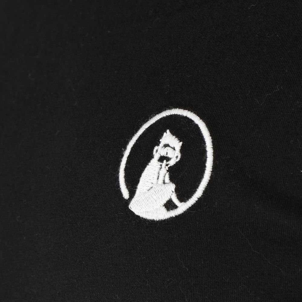 Мужское теннисное поло Quiet Please Ready To Serve T-Shirt Men - Black, White