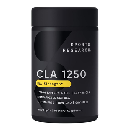 Sports Research, КЛК 95%, CLA 95% 1250mg, 90 капсул