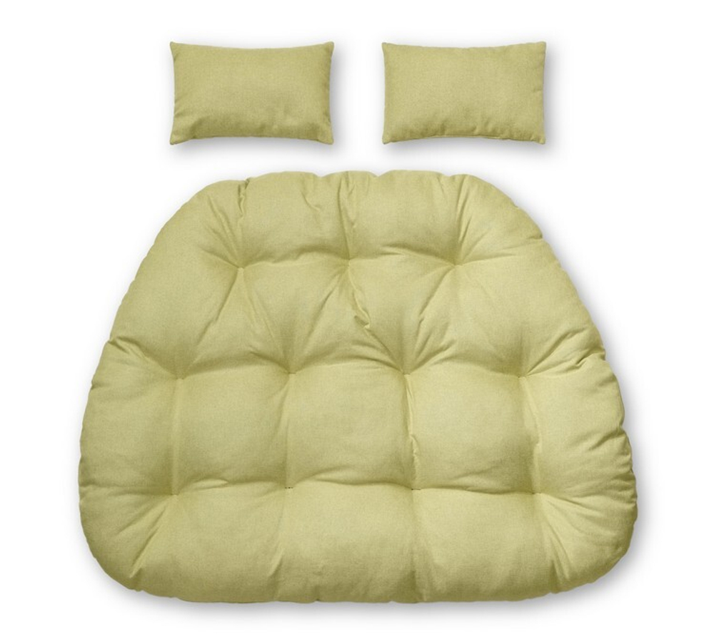 Подушка для двухместного кресла-кокона, цвет желто-зеленый (Laura Outdoor)