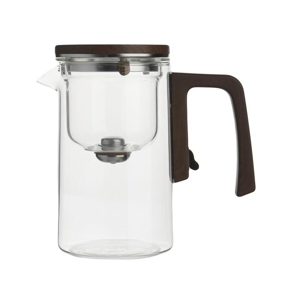 Чайник 510 мл с фильтром типод Гунфу d 9 см h15 см курковый магнитный слив термостекло Barbossa