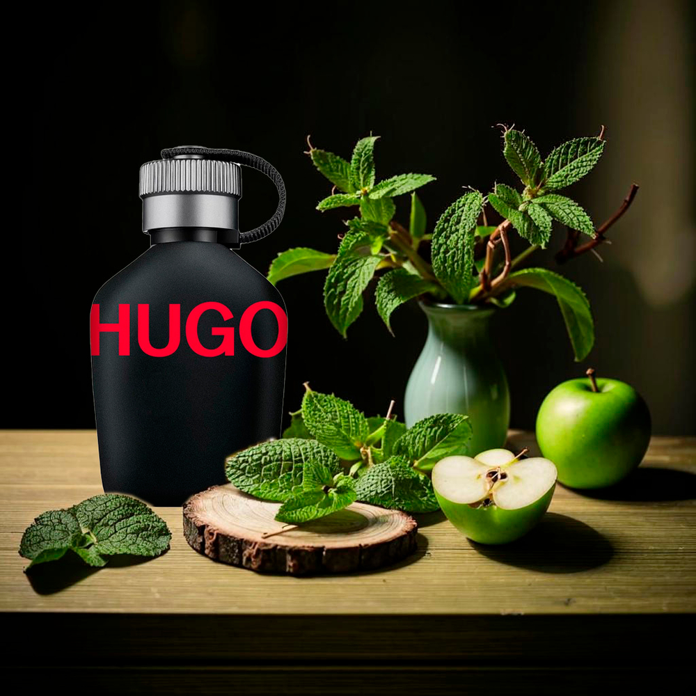 Hugo Boss Hugo Just Different — туалетная вода для мужчин. ИИ Кандинский