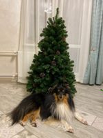 Ель с шишками «Снежная королева зелёная» (Пвх) 240 см / 2.4 м