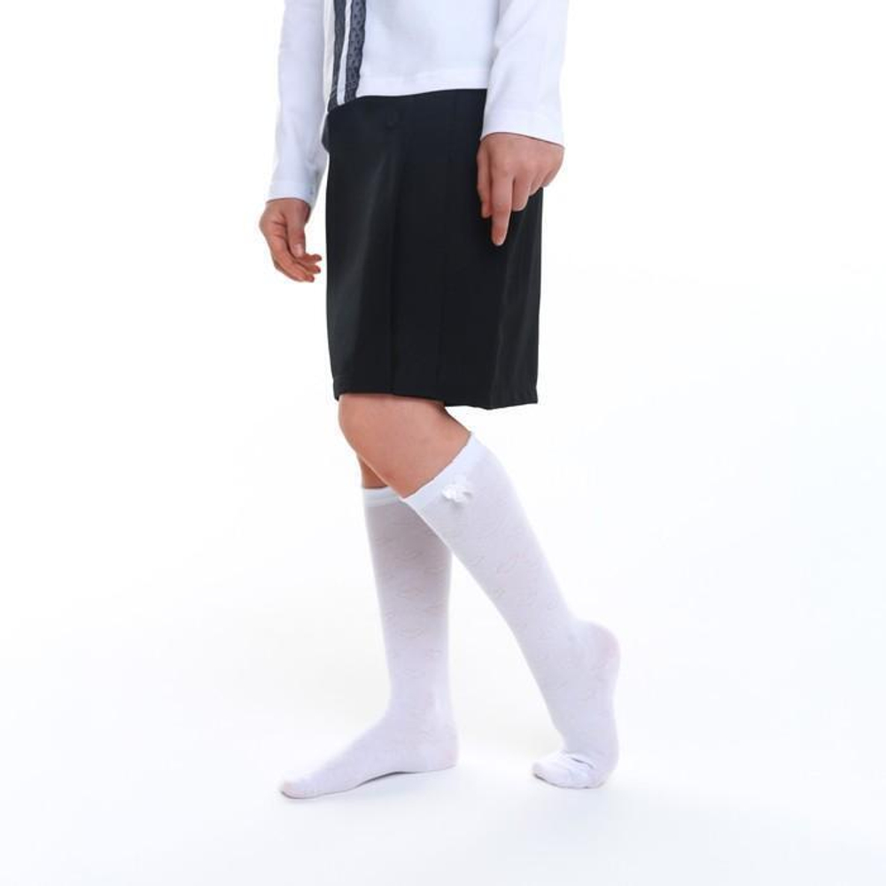 Гольфы 4198 "Сердца", белый, р-р 16-18 9562594