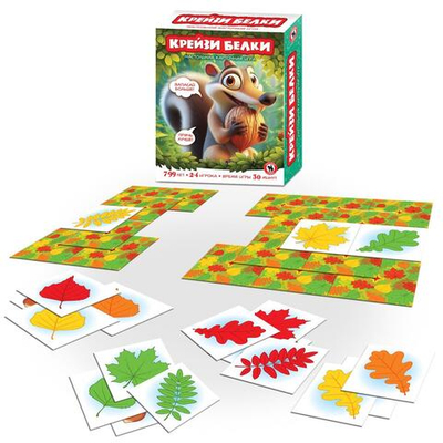 Настольная карточная игра "Крейзи белки" (Р.С.)