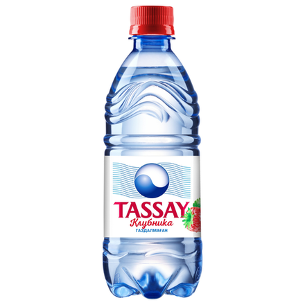 БОНУС Минеральная вода Tassay негазированная клубника 0,5 л
