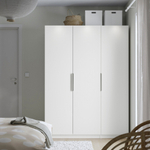 Распашной шкаф PAX FORSAND IKEA (белый) (с полками)  150*60*260