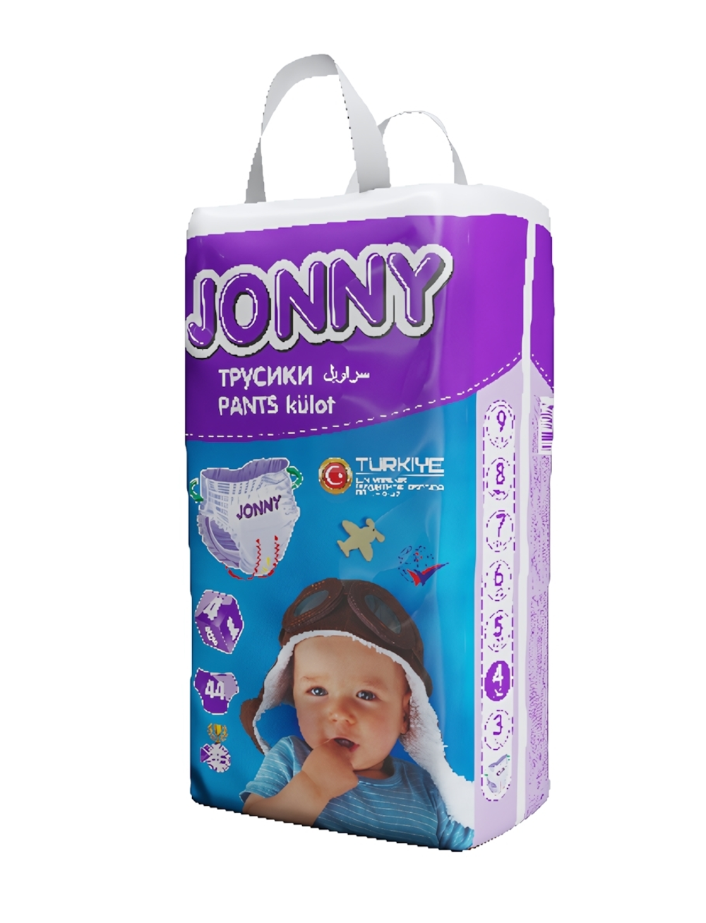 Подгузники-трусики JONNY №4 44шт.