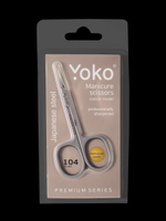 Ножницы закруглённые Yoko SN 104 для кутикулы серия Premium
