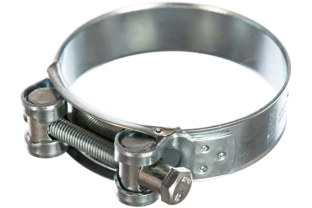 ХОМУТ ШАРНИРНЫЙ СТРОЙБАТ БЕЛЫЙ ЦИНК 80-85ММ