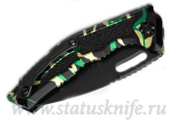 Нож Heretic Knives Medusa Auto MagnaCut Green Splash Exclusiveфотография - 3