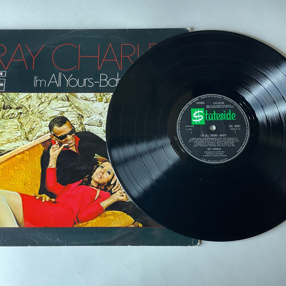 Винтажная виниловая пластинка LP Ray Charles I'm All Yours Baby (Англия 1969)