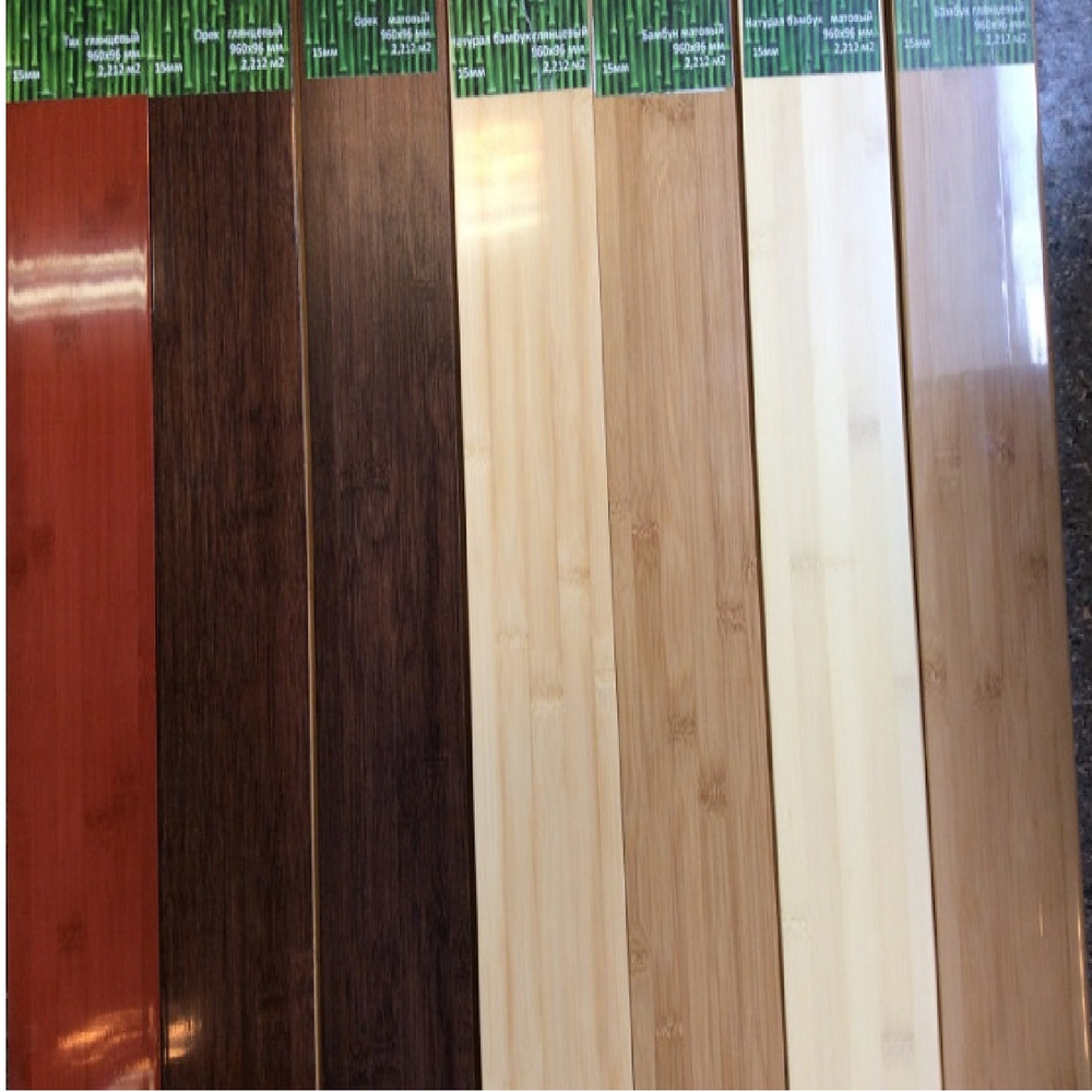 Массивная  доска бамбук натур