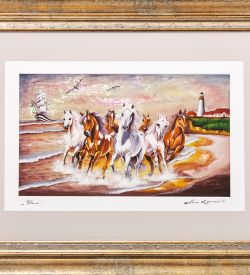 Народные промыслы ШК-55/256 Панно «Кони»