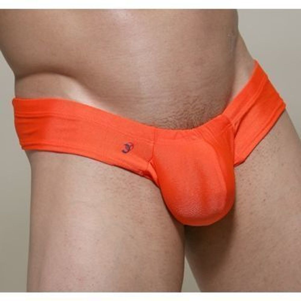 Мужские трусы хипсы желтые Joe Snyder Orange Trunk