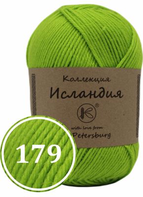 Пряжа синтетическая "Исландия" 200г (179)