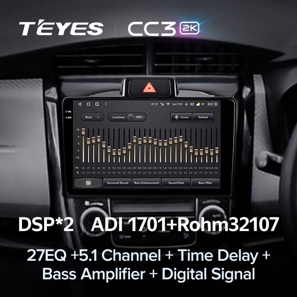 Teyes CC3 2K 9"для Toyota Corolla Axio, Fielder 2012-2021